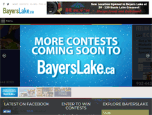 Tablet Screenshot of bayerslake.ca